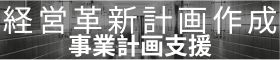 経営革新計画作成・事業計画支援